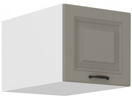Kuchyňská skříňka Stilo ClayGRWH - horní výklop 40 NAGU - 36 1F, Clay Grey + bílá
