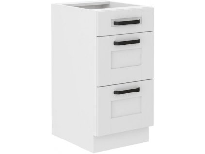 Kuchyňská skříňka Luna WHWH - dolní 40 D 3S šuplíková PREMIUM BOX