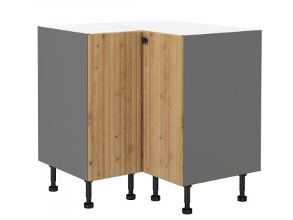 Kuchyňská skříňka Ava AR/ANT - dolní rohová 90x90 DN 2F