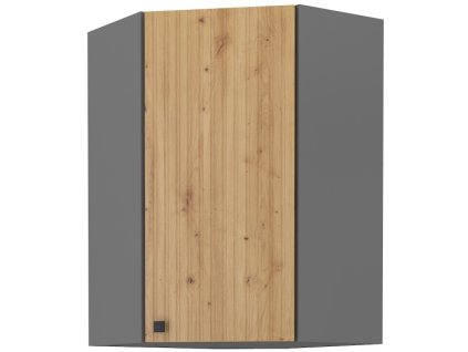 Kuchyňská skříňka Ava AR/ANT - horní rohová 60x60 GN-90 1F (45°)