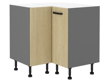 Kuchyňská skříňka Scandi/ANT - dolní rohová 90x90 DN 2F