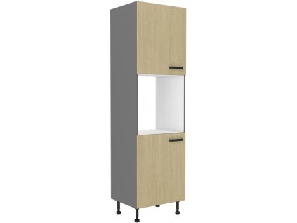 Kuchyňská skříňka Scandi/ANT - 60 DP-215 2F sloupek se zabudovanou troubou