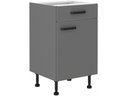 Kuchyňská skříňka Nessa/ANT - dolní 50 1F 1S dvířka + šuplík PREMIUM BOX