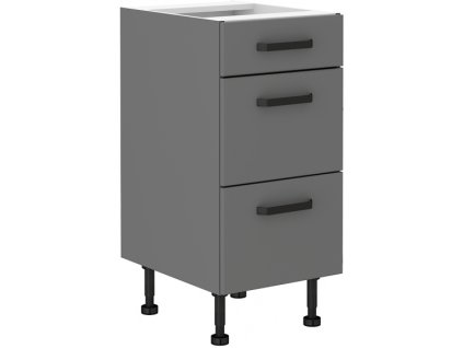 Kuchyňská skříňka Nessa/ANT - dolní 40 D 3S šuplíková PREMIUM BOX