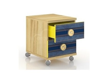 Kontejner, noční stolek Jeans - SKLADEM 1ks