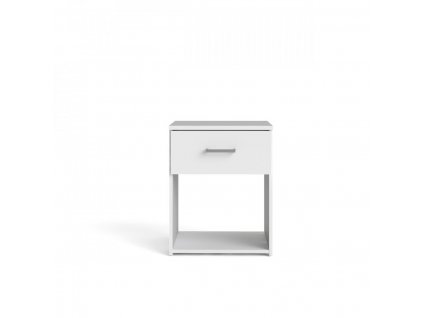 Noční stolek Sid 1S bílý