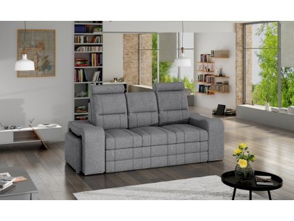 Pohovka Wenezie+2T sv.šedá