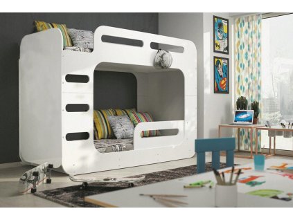 Patrová postel Xaver bílá