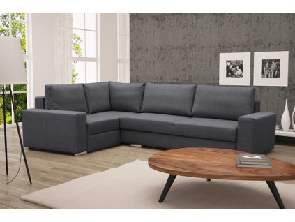 Sedací souprava Toro L tm.šedá