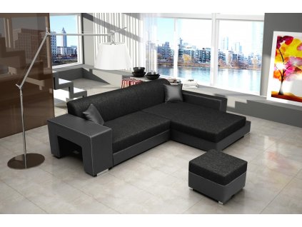 Sedací souprava Oskar P černá