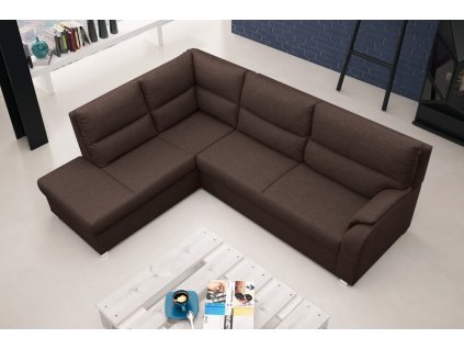 Sedací souprava Rambo L tm.hneda