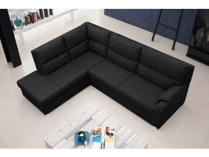 Sedací souprava Rambo L černá