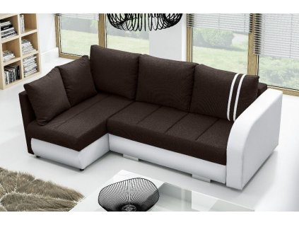 Sedací souprava Citizen L tm.hnědá