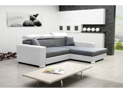 Sedací souprava Mexicana Lux P šedá/EKO bílá