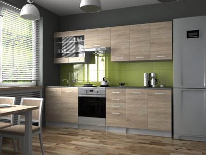 Kuchyňská Linka Pamis 260/200 dub sonoma