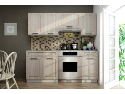 Kuchyňská linka Diamond 180/120 dub sonoma/kaseton