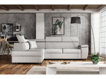 Sedací souprava Wiliam L šedá