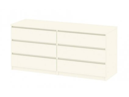 Komoda Simplicity 296 woodgrain bílá