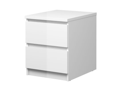 Noční stolek Simplicity 230 bílý lesk