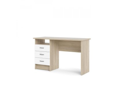 Psací stůl Felix 134 dub sonoma/bílá