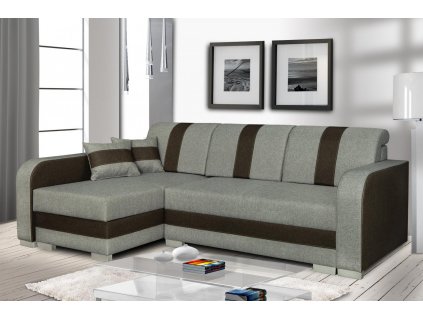 Sedací souprava Costa L béžová/hnědá