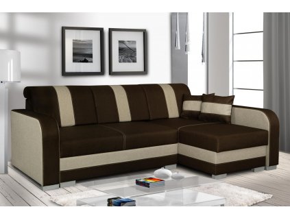 Sedací souprava Costa P hnědá/béžová