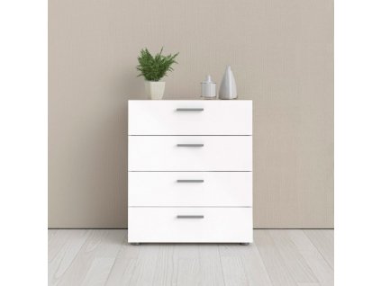 Komoda Pedro 501 oak/bílý lesk