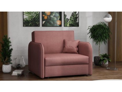 Rozkládací křeslo Vivian Loft I Mono 235 růžová