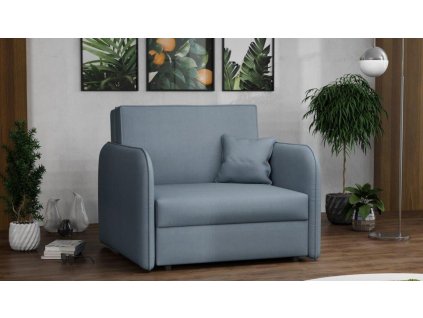 Rozkládací křeslo Vivian Loft I Mono 239 světle modrá