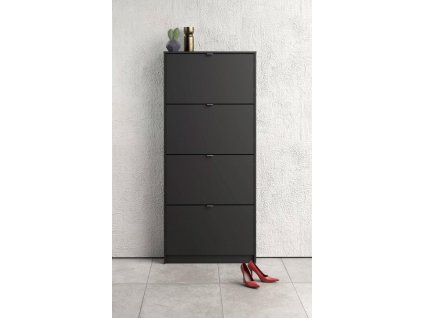 Botník Flap 007 4KL černý MAT