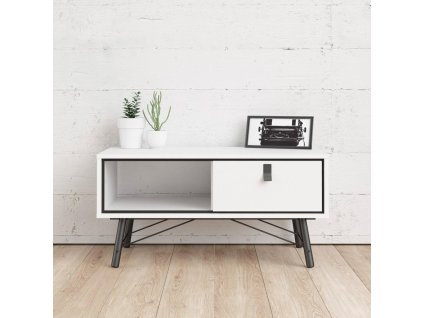 Konferenční stolek Rain bílý MAT