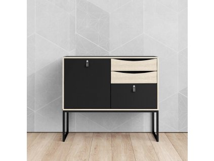 Komoda Sheba malá černá MAT/sonoma