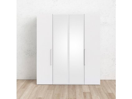 Skříň Lutta 14904 bílá MAT/zrcadlo