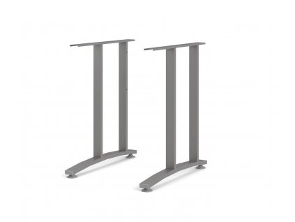 Ukončovací nohy stolu Office 437 silver grey