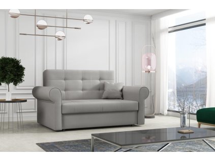 Rozkládací křeslo Vivian Silver II světle šedá