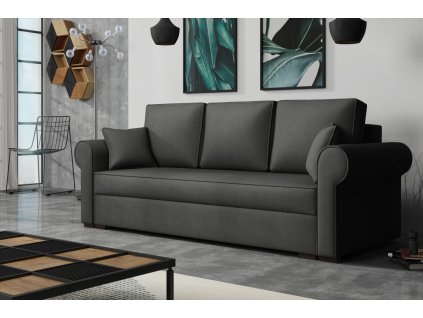 Pohovka Megan tmavě šedá