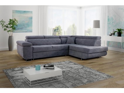 Sedací souprava Lyra pravá světle šedá