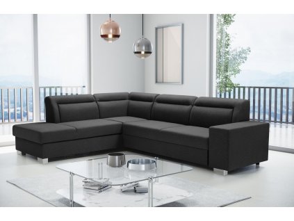 Sedací souprava Davis černá levá