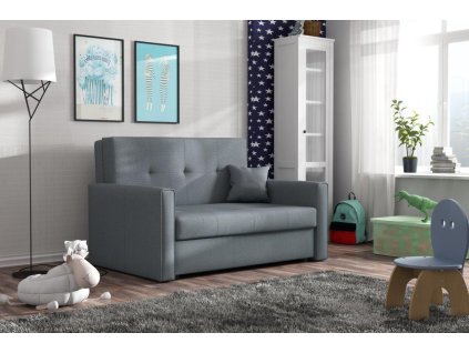 Pohovka Vivian Bis III šedo-modrá