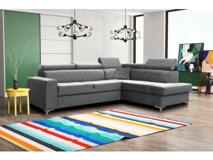 Sedací souprava Silk P světle šedá