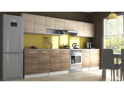 Kuchyňská linka Luigi II 320/260 sonoma/sonoma tabaco