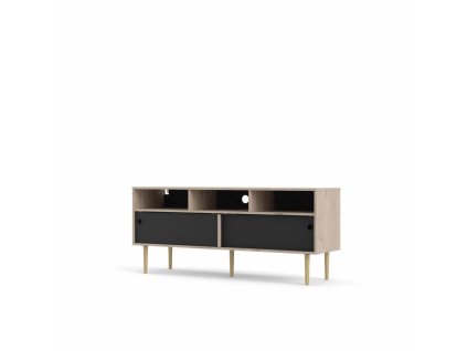 TV stolek Ruby hickory/černá