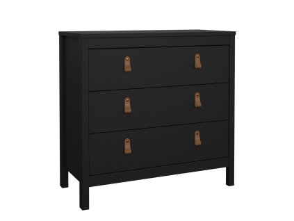 Komoda Real 3s černá