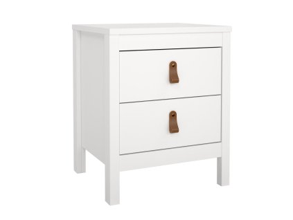 Noční stolek Real bílý