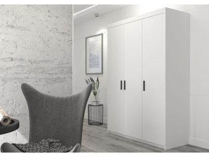 Skříň Enja 3D bílá