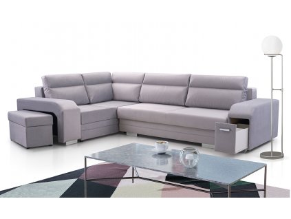 Sedací souprava Alvin L Monolith 84 šedá