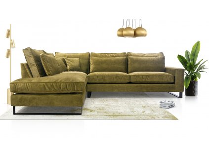 Sedací souprava Blek L Torre 11 khaki