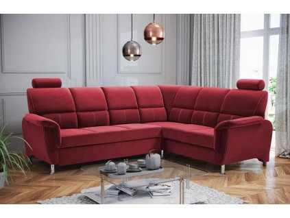 Sedací souprava  P Nadia Velva 10 - vínová