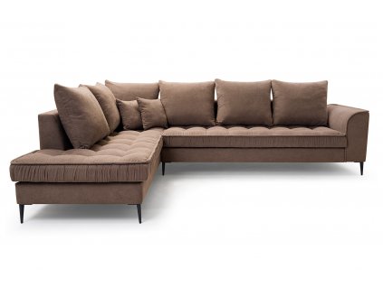 Sedací souprava  L Lidie - hnědá