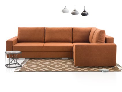 Sedací souprava Toro P oranžovo-hnědá